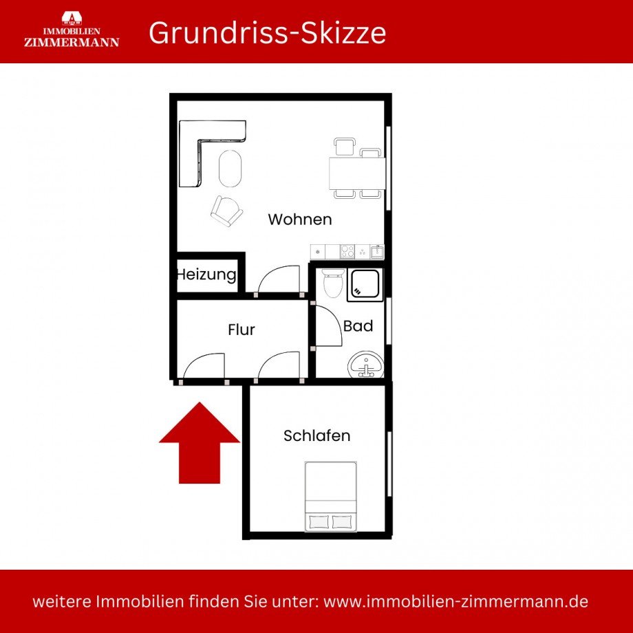 Grundriss Etagenwohnung B�sum