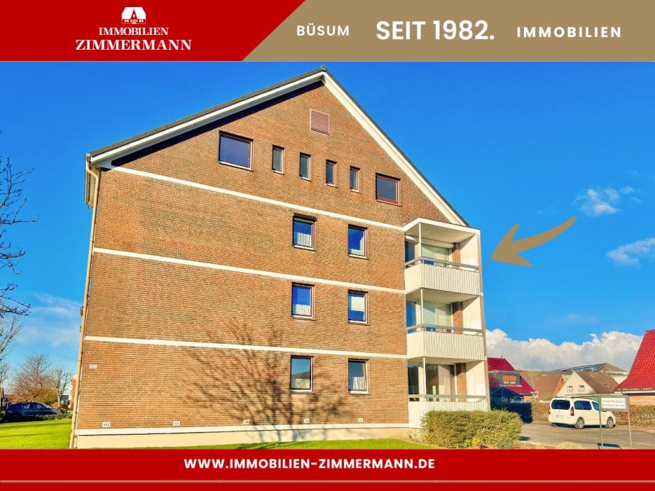Hausansicht Etagenwohnung B�sum