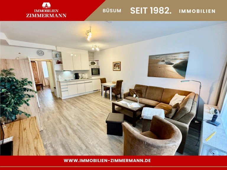 Wohnungsansicht B�sum Erdgeschosswohnung Zuhause am Meer - 2-Zimmer-Wohnung in B�sum f�r Herz & Kapital