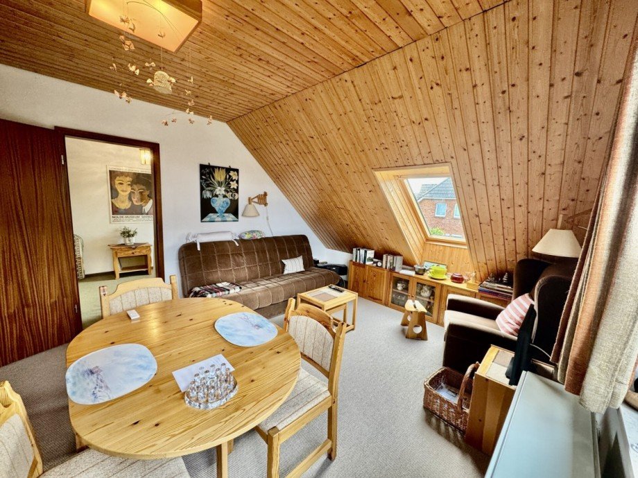Wohnzimmer Etagenwohnung Westerdeichstrich