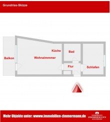 Grundriss Erste Reihe B�sum - direkt am Deich (Eigenland)