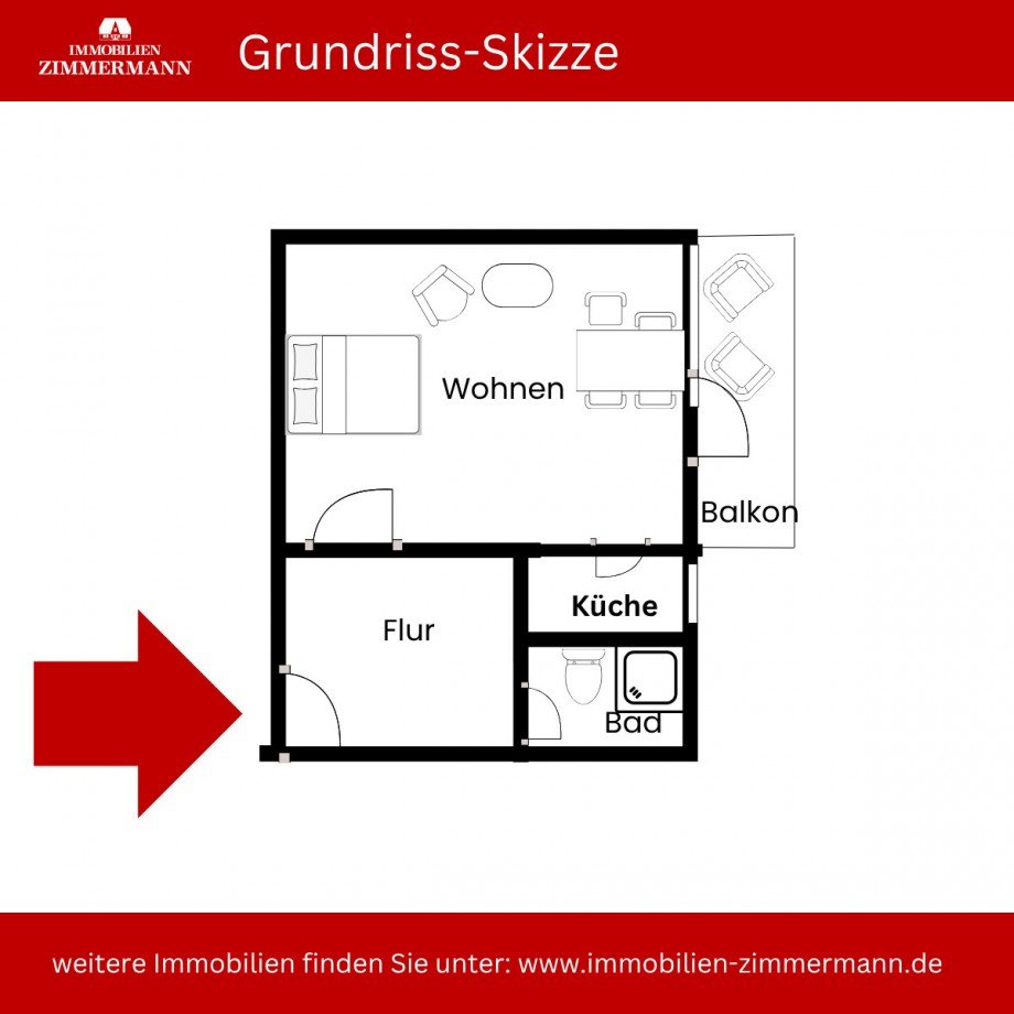 Grundriss Etagenwohnung B�sum