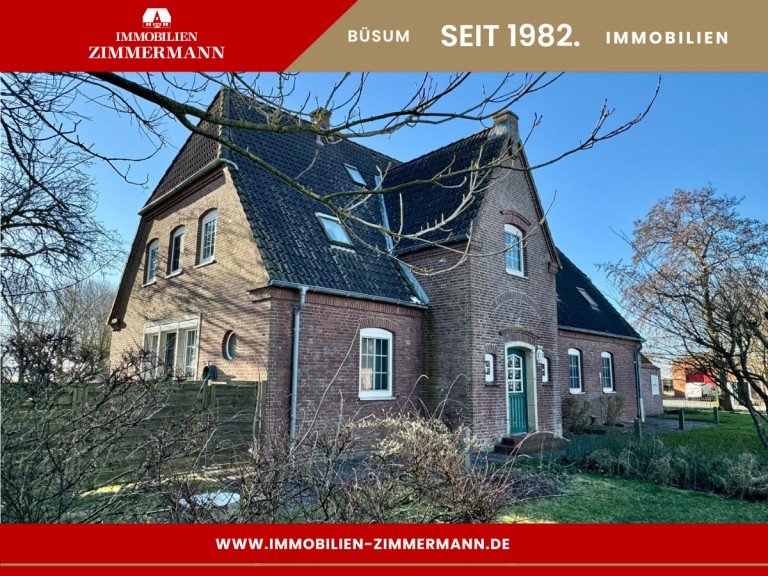 Hausansicht Hedwigenkoog Haus Leben und Vermieten an der Nordsee! | Ansprechende Fr�hst�ckspension zur direkten �bernahme!
