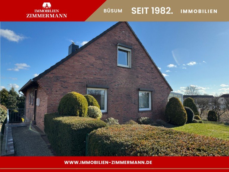 Hausansicht Hemmingstedt Einfamilienhaus Kleines H�uschen in top Wohnlage! | 4-Zimmer EFH mit viel Potential und ansprechendem Grundst�ck!