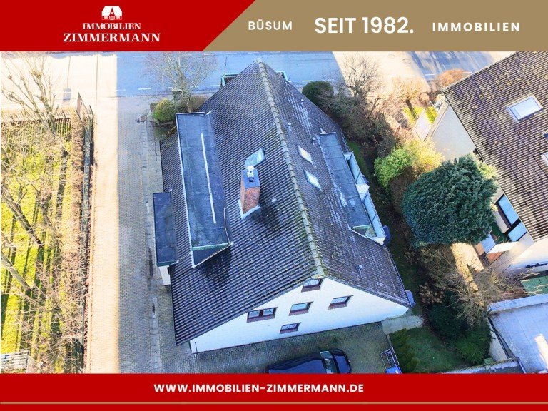 Hausansicht B�sum Mehrfamilienhaus Salzige Luft & sichere Einnahmen - Ihre Pension an der K�ste