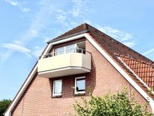 Balkonansicht B�sum von seiner sch�nsten Seite - saniertes Wohnen an der Familienlagune