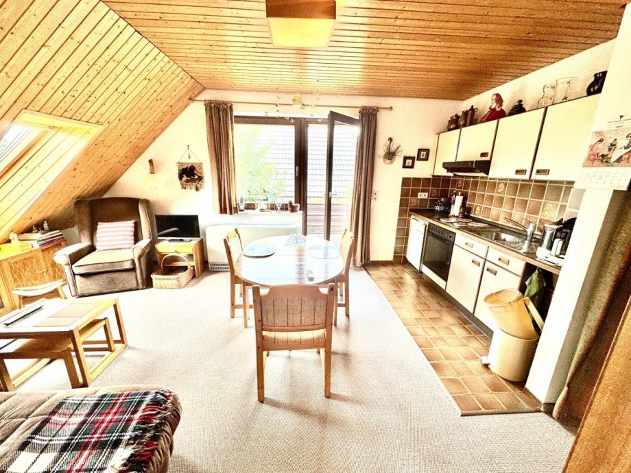 Wohnzimmer Etagenwohnung Westerdeichstrich