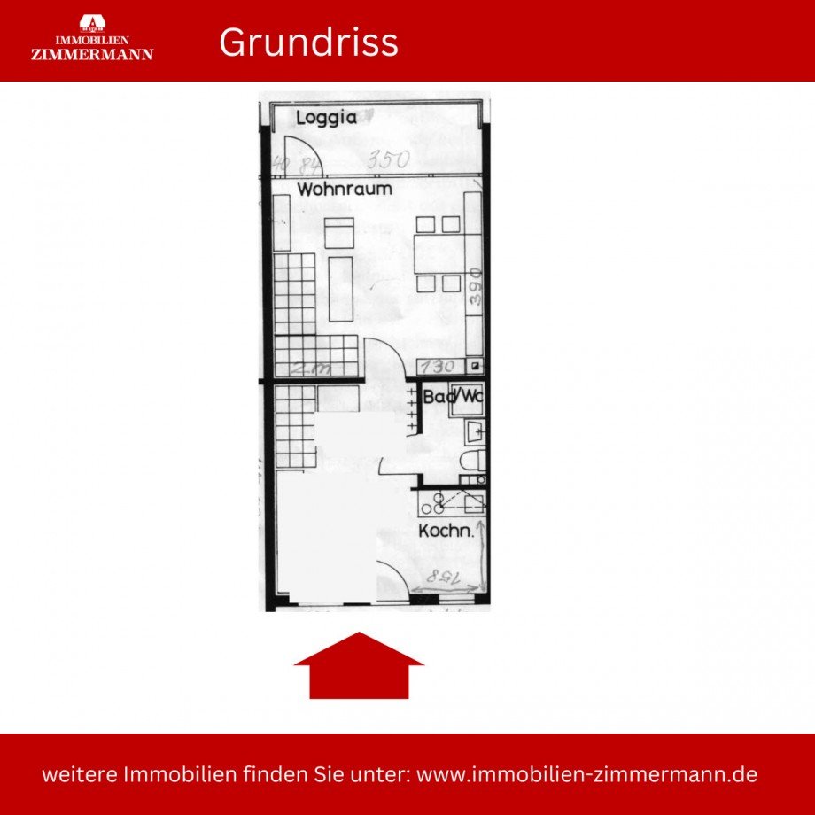 Grundriss Etagenwohnung B�sum