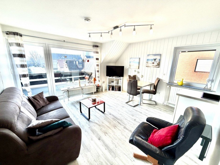 Wohnzimmer Dachgeschosswohnung B�sum