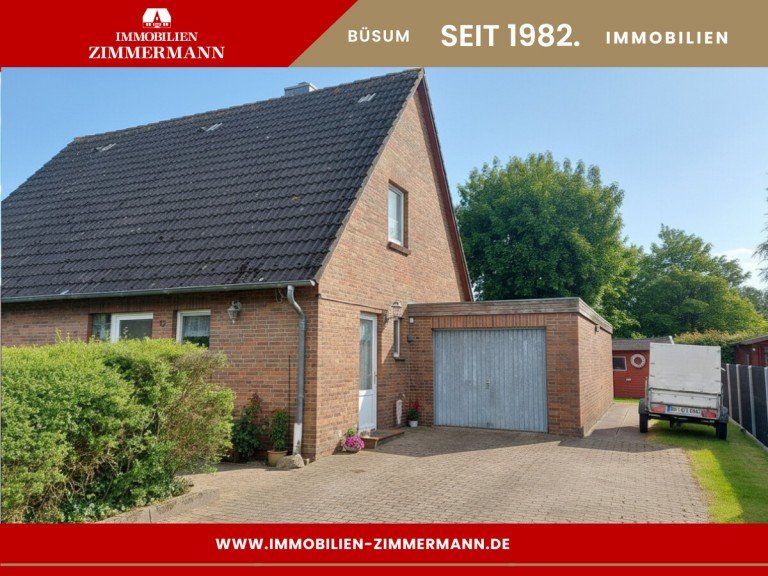 Hausansicht Garding Einfamilienhaus Solide Kapitalanlage - Vermietetes Einfamilienhaus in Garding mit Entwicklungspotenzial
