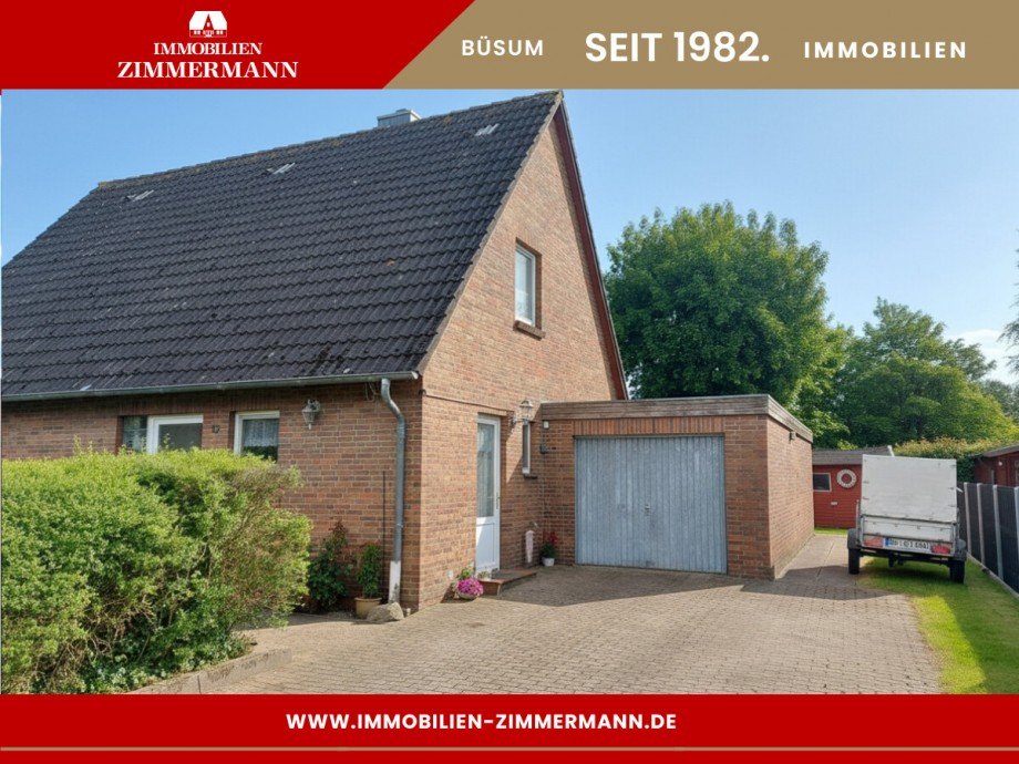 Hausansicht Einfamilienhaus Garding