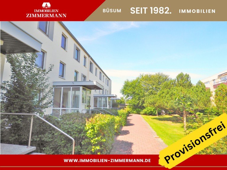Hausansicht B�sum Etagenwohnung *Provisionsfrei* 100 Meter zur Lagune! | 2-Zimmer ETW mit gro�em Potential und S�d-Balkon!