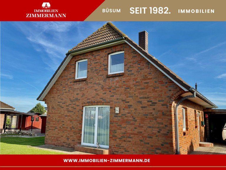 Hausansicht �sterdeichstrich Einfamilienhaus Vor den Toren B�sums! | Ansprechendes 4-Zimmer Einfamilienhaus in ruhiger Wohnlage!