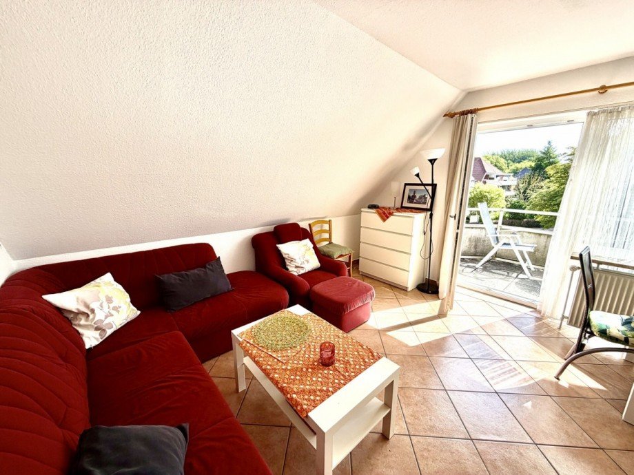 Wohn/ Schlafbereich Etagenwohnung B�sum