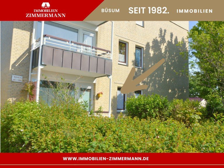 au�enansicht B�sum Erdgeschosswohnung M�wenblick inklusive - 1,5 Zimmer B�sum-Feeling
