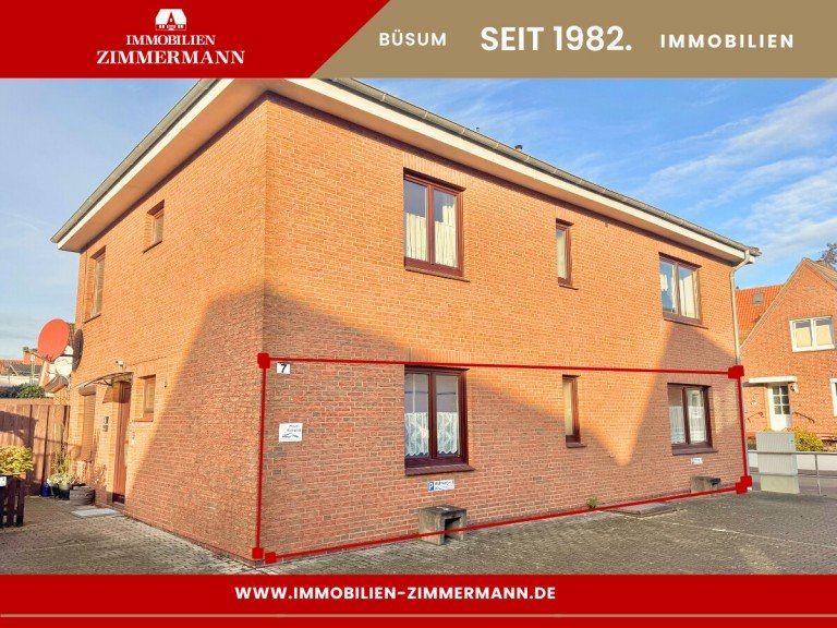 Hausansicht B�sum Etagenwohnung B�sum Inside - Ihr R�ckzugsort im Zentrum