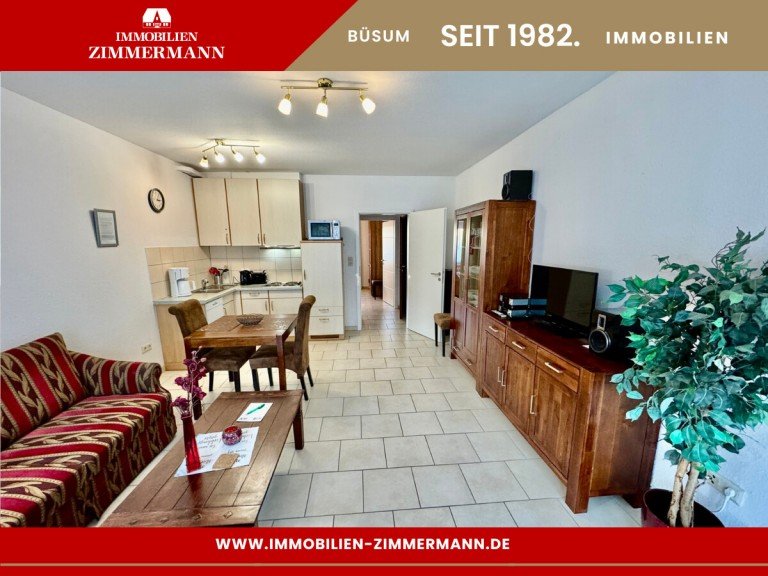 Wohnungsansicht B�sum Erdgeschosswohnung Urlaubsgef�hl inklusive - 2-Zimmer-ETW an der Nordsee