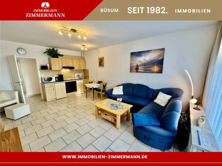 Wohnungsansicht B�sum Erdgeschosswohnung Perfekt f�r Urlaub oder Kapitalanlage - 2-Zimmer-Wohnung in B�sum in Strandn�he