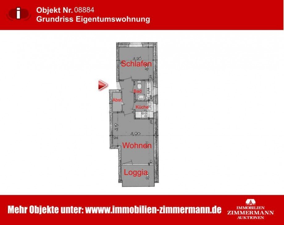 Grundriss Etagenwohnung B�sum