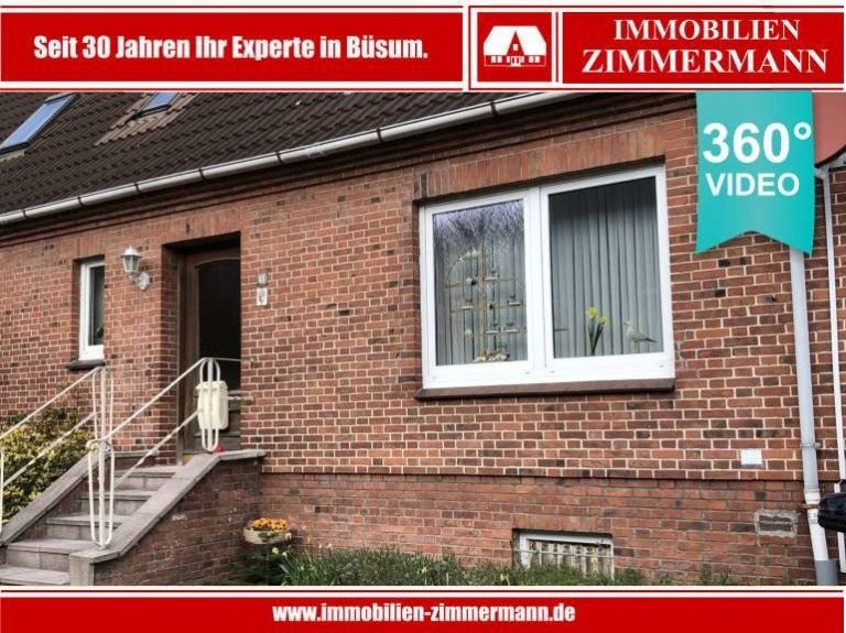 Hausansicht B�sum Doppelhaush�lfte Idylisches Ferienhaus auf Eigenland! | Top-gepflegte DHH im Herzen von B�sum!