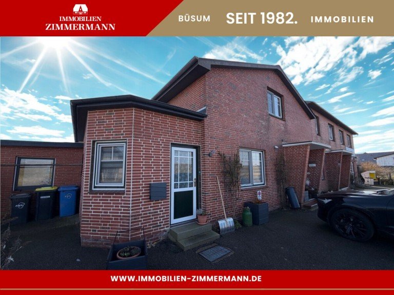 Hausansicht Westerdeichstrich Doppelhaush�lfte Nordsee-Charme im Kleinformat - Individuelles Doppelhaus mit zwei Einheiten