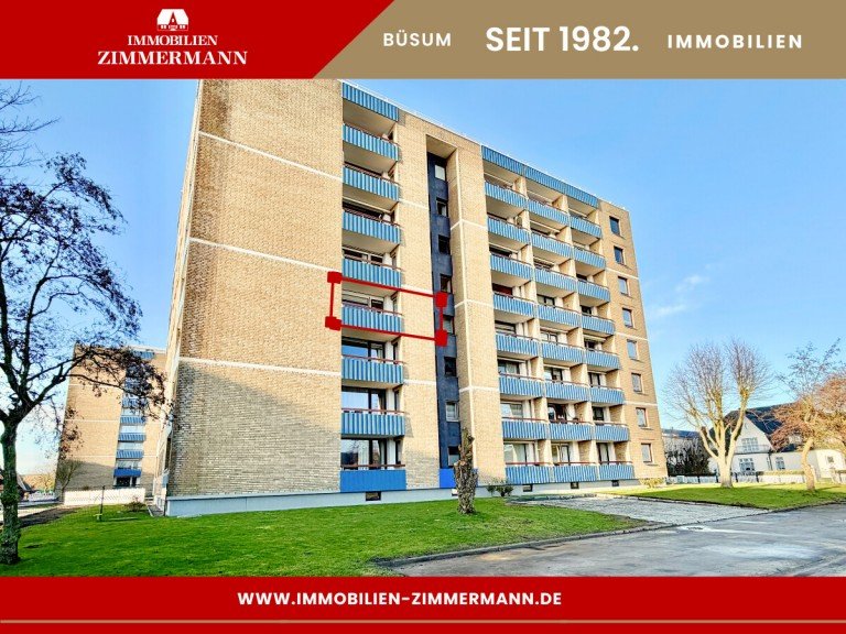 Au�enansicht B�sum Etagenwohnung Wo der Tag nach Salzluft schmeckt - 2 Zimmer in B�sum