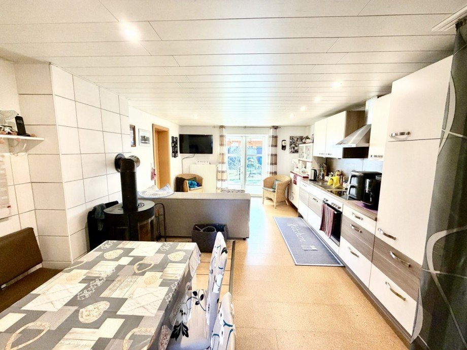 Wohnzimmer Doppelhaush�lfte Westerdeichstrich