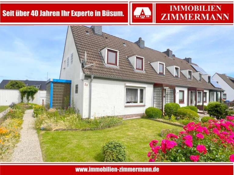Hausansicht B�sum Reihenendhaus Kleines Reihenendhaus mit viel Potential! | Renovierungsbed�rftiges 3-Zimmer REH in guter Lage!