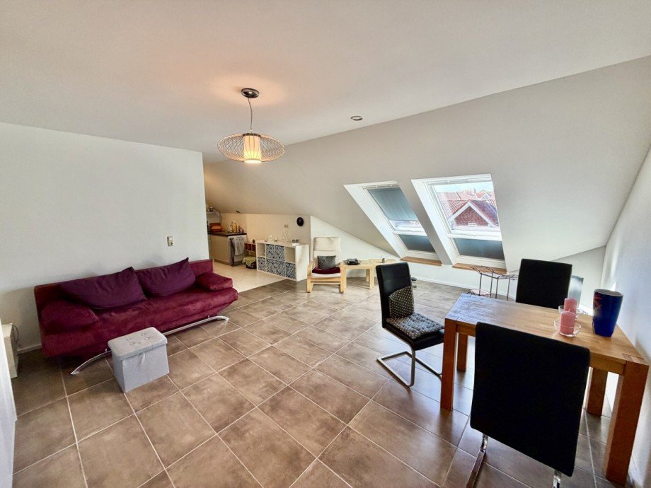 Wohnbereich Dachgeschosswohnung B�sum