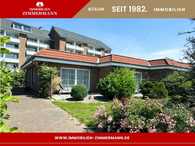 Hausansicht B�sum Mehrfamilienhaus Volle Fahrt voraus - 3 Kaj�ten mit Land unter Vertrag!