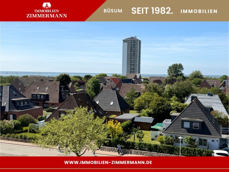 Weitblick B�sum Etagenwohnung Nordsee pur! Gepflegte 2-Zimmer-Wohnung mit Weitblick aufs Meer